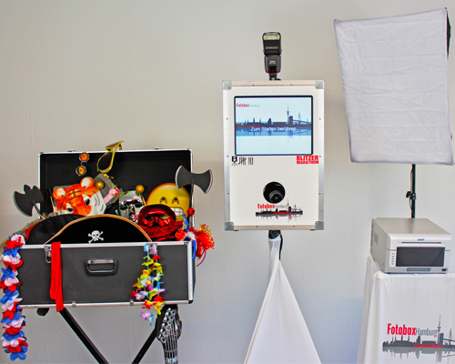 Photobooth for rental printer, flatrate and delivery - with and without Greenscreen