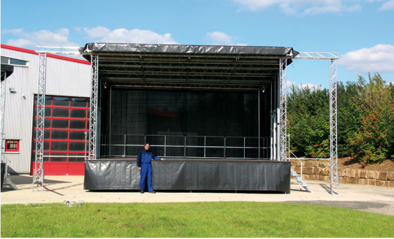 Stagemobil XL – Bühnentrailer 8×6,10m